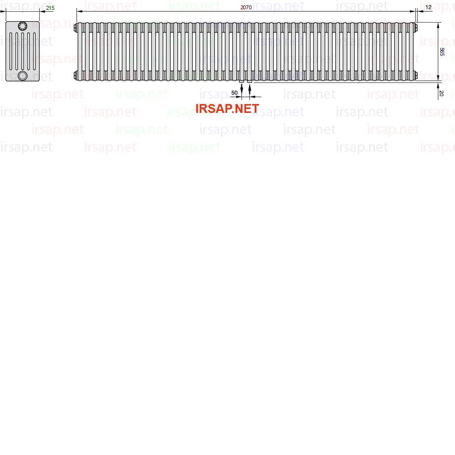 Радиатор IRSAP Tesi 60565/46 T50 CL 01